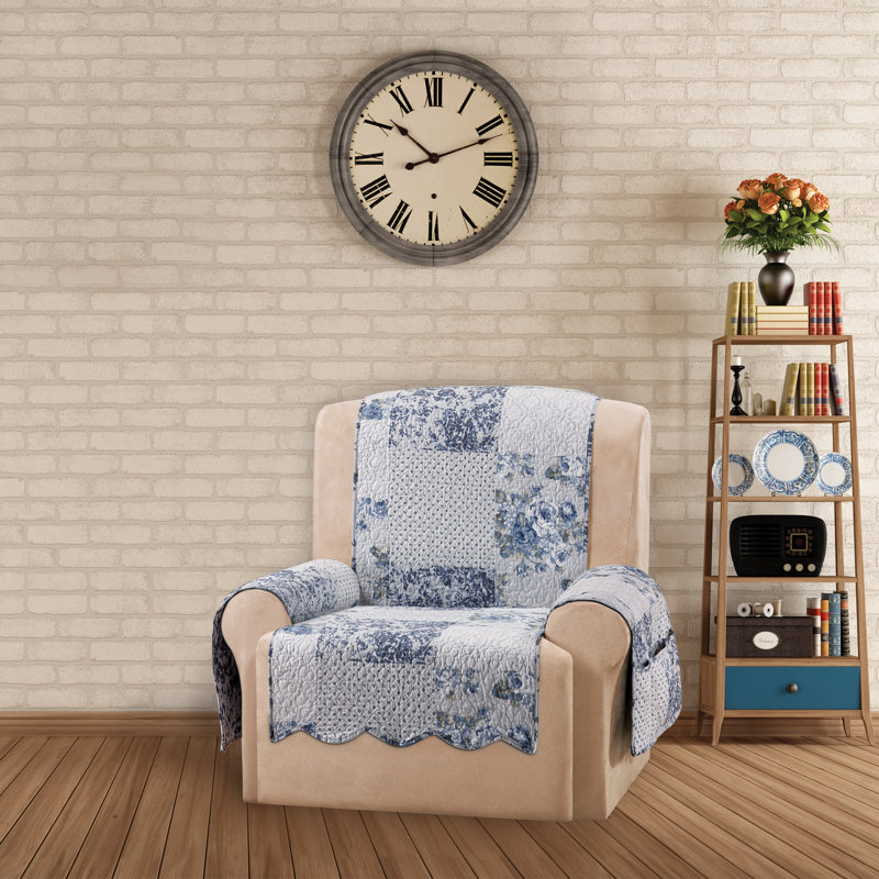 Sure Fit Heirloom Quilted Prewashed Cotton Recliner Slipcover & Reviews Wayfair